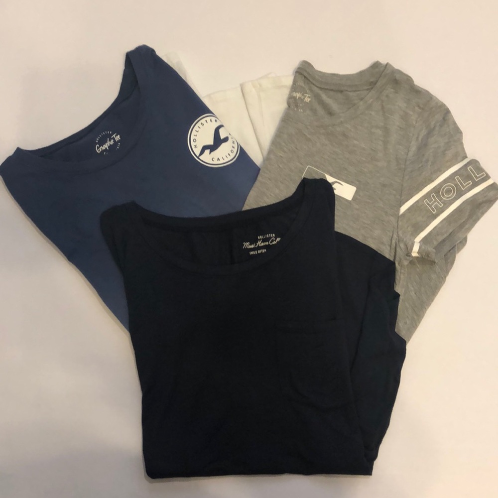 Triple Shirt Bundle - 3 Hollister Tees